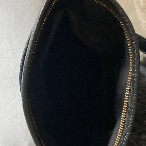 Coach Black Pebbled Leather Shoulder Bag - Picture 6 of 9